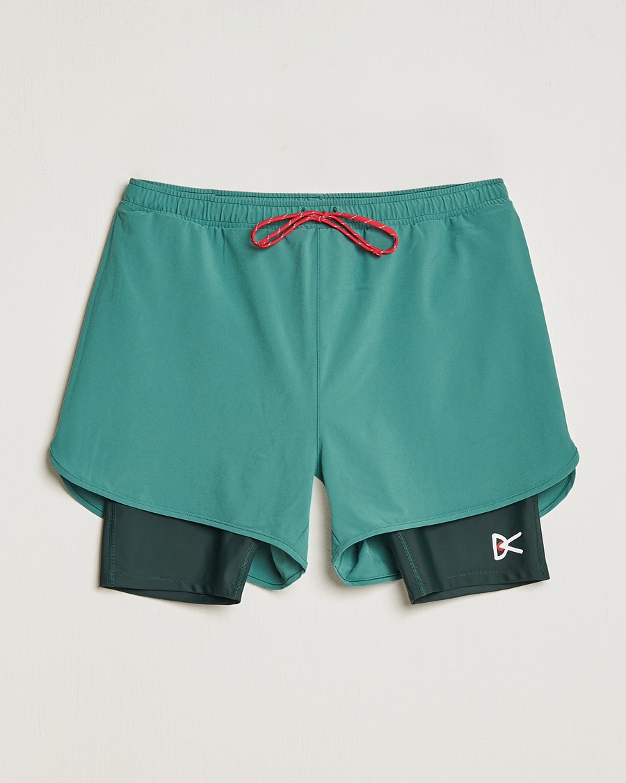 Herr | Shorts | District Vision | Layered Pocketed Trail Shorts Pine