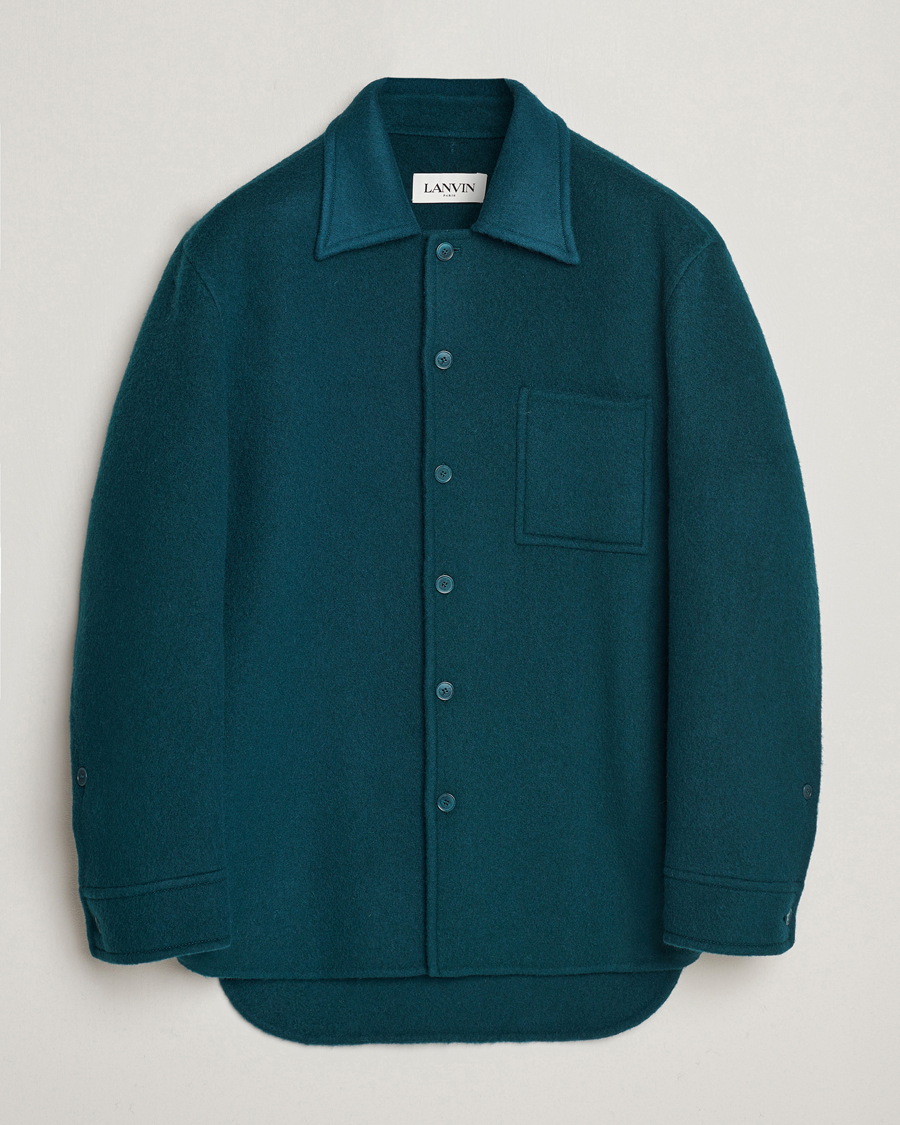 Herr | Skjortor | Lanvin | Wool/Mohair Overshirt Dragon