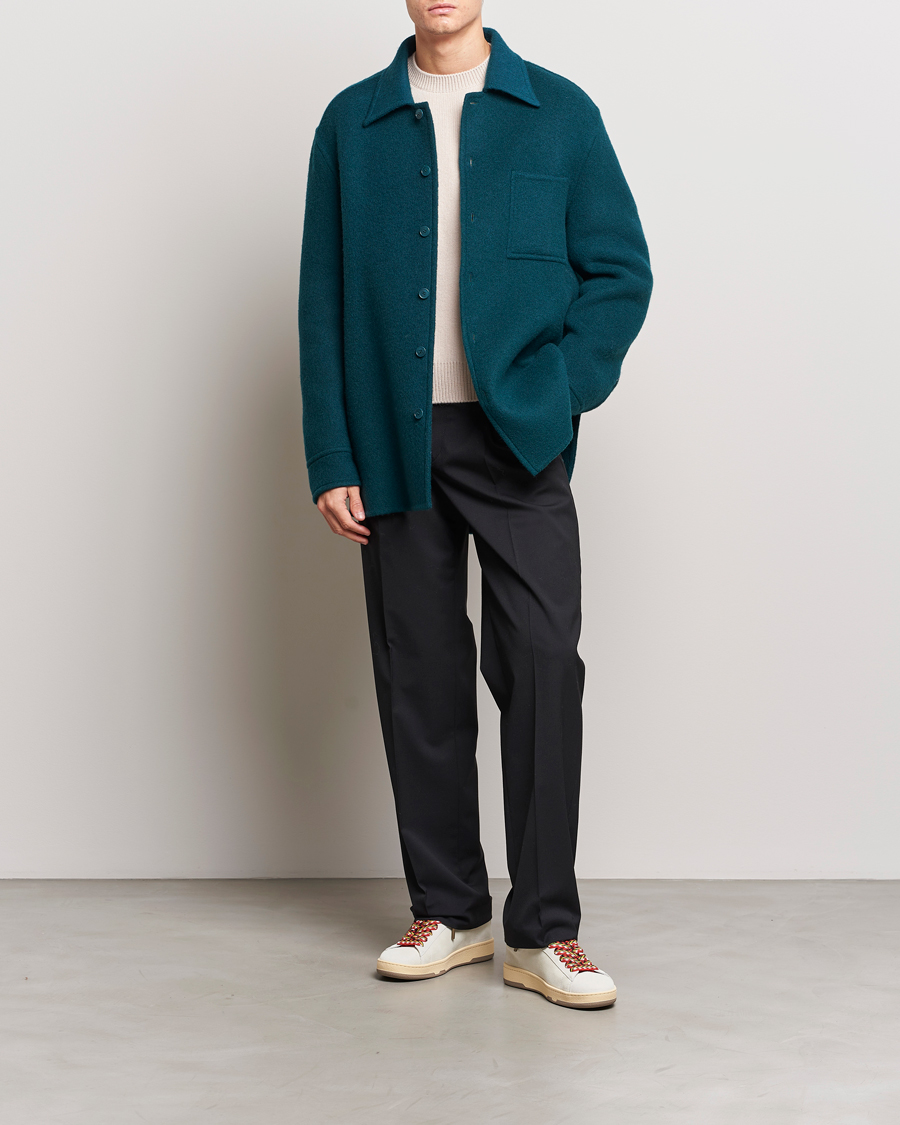 Herr | Skjortor | Lanvin | Wool/Mohair Overshirt Dragon