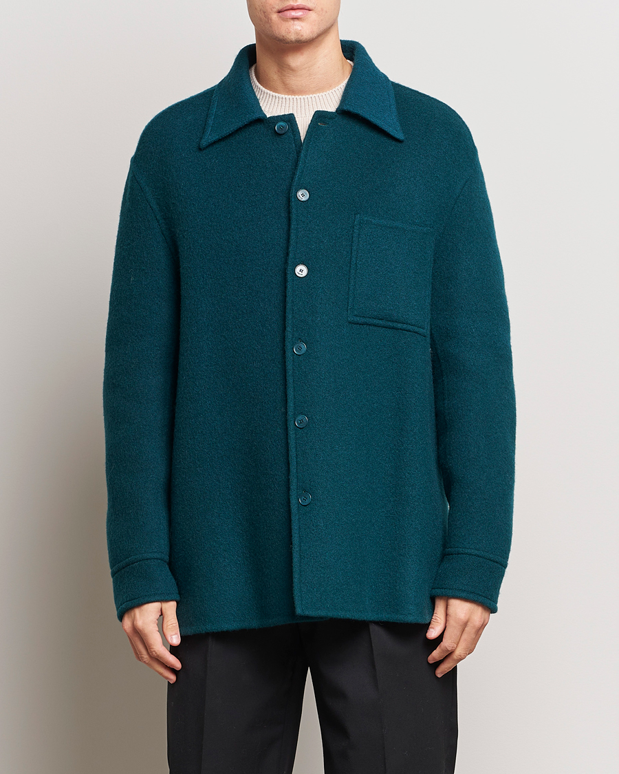Herr | Skjortor | Lanvin | Wool/Mohair Overshirt Dragon