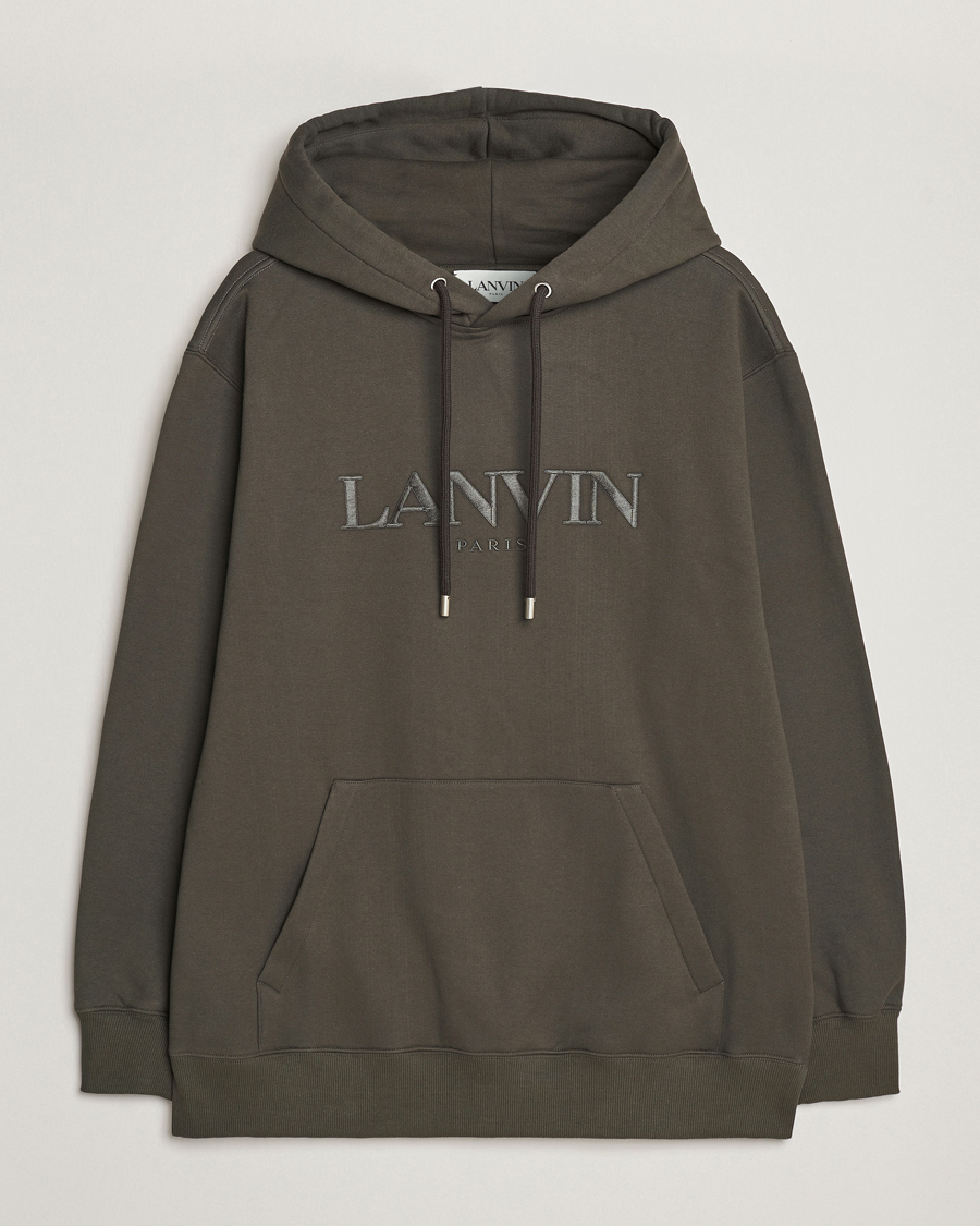 Herr | Tröjor | Lanvin | Oversized Logo Hoodie Loden