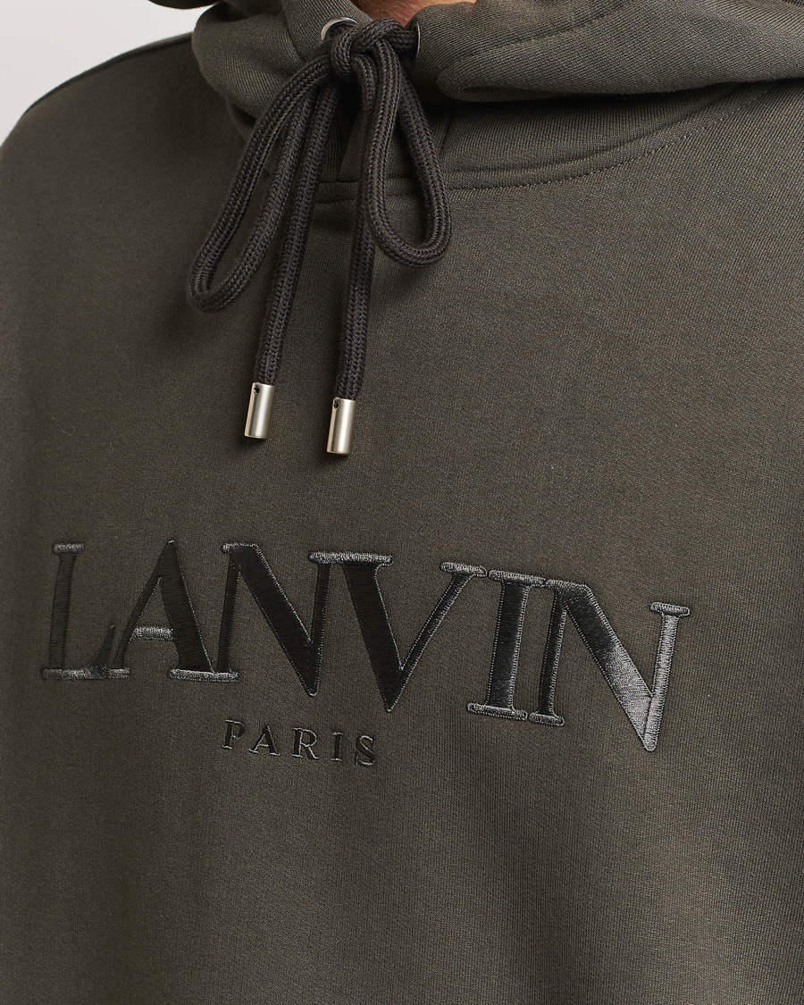 Herr | Tröjor | Lanvin | Oversized Logo Hoodie Loden