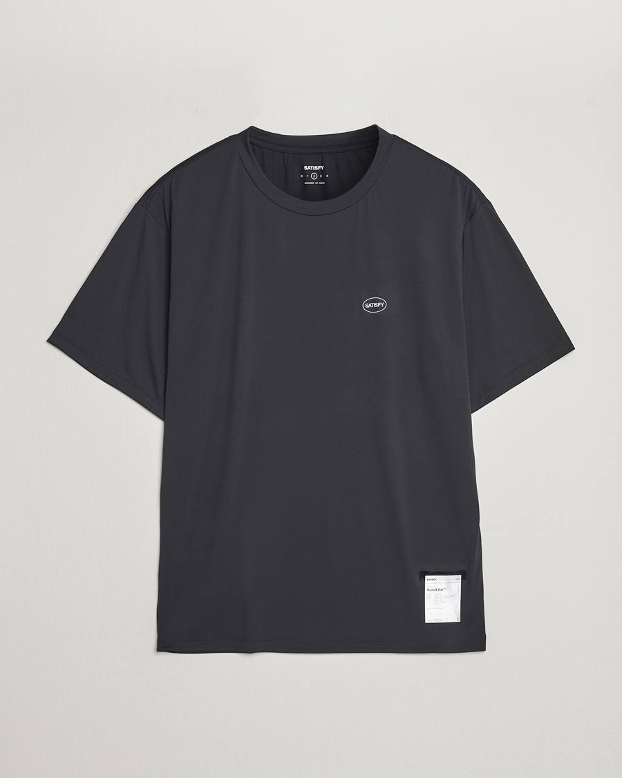 Herr | T-Shirts | Satisfy | AuraLite T-Shirt Black