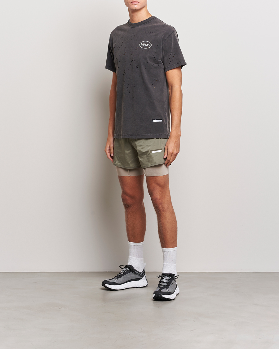 Herr | T-Shirts | Satisfy | MothTech T-Shirt Aged Black