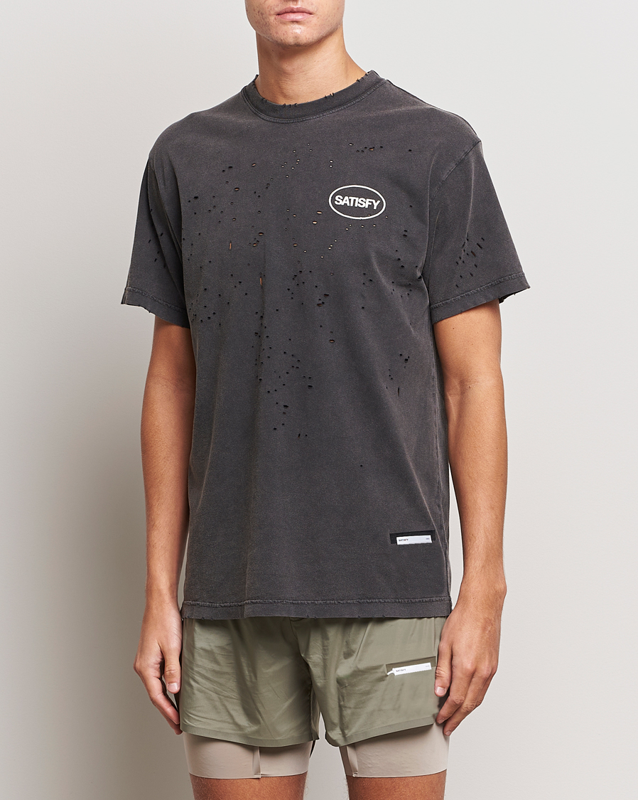 Herr | T-Shirts | Satisfy | MothTech T-Shirt Aged Black