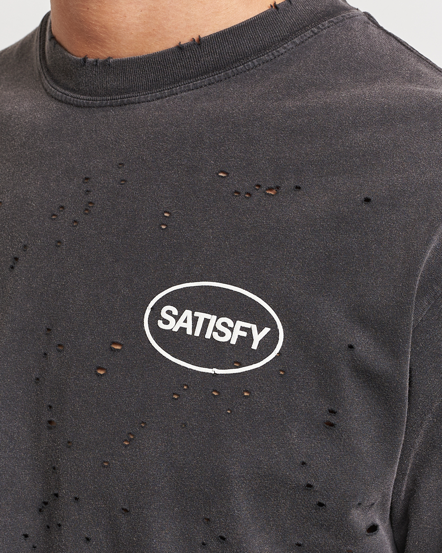 Herr | T-Shirts | Satisfy | MothTech T-Shirt Aged Black