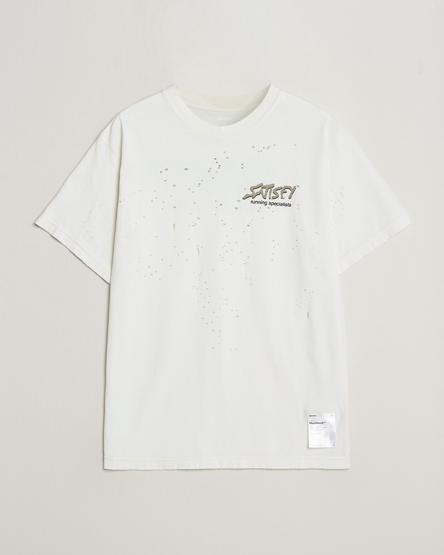 Herr | T-Shirts | Satisfy | MothTech T-Shirt Off White