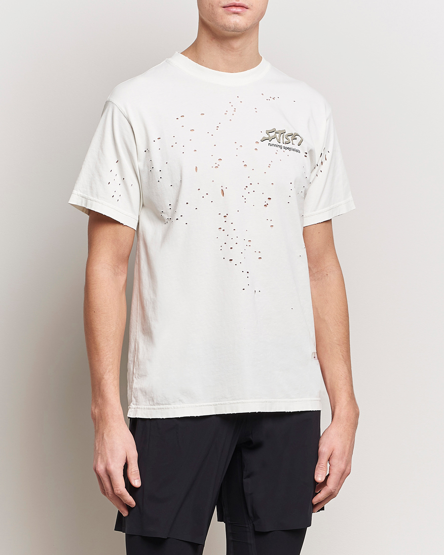 Herr | T-Shirts | Satisfy | MothTech T-Shirt Off White