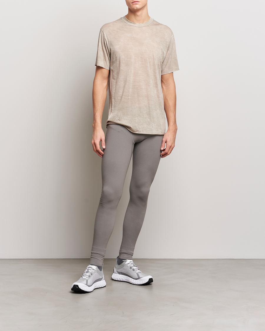Herr | T-Shirts | Satisfy | CloudMerino T-Shirt Sun Bleached Greige