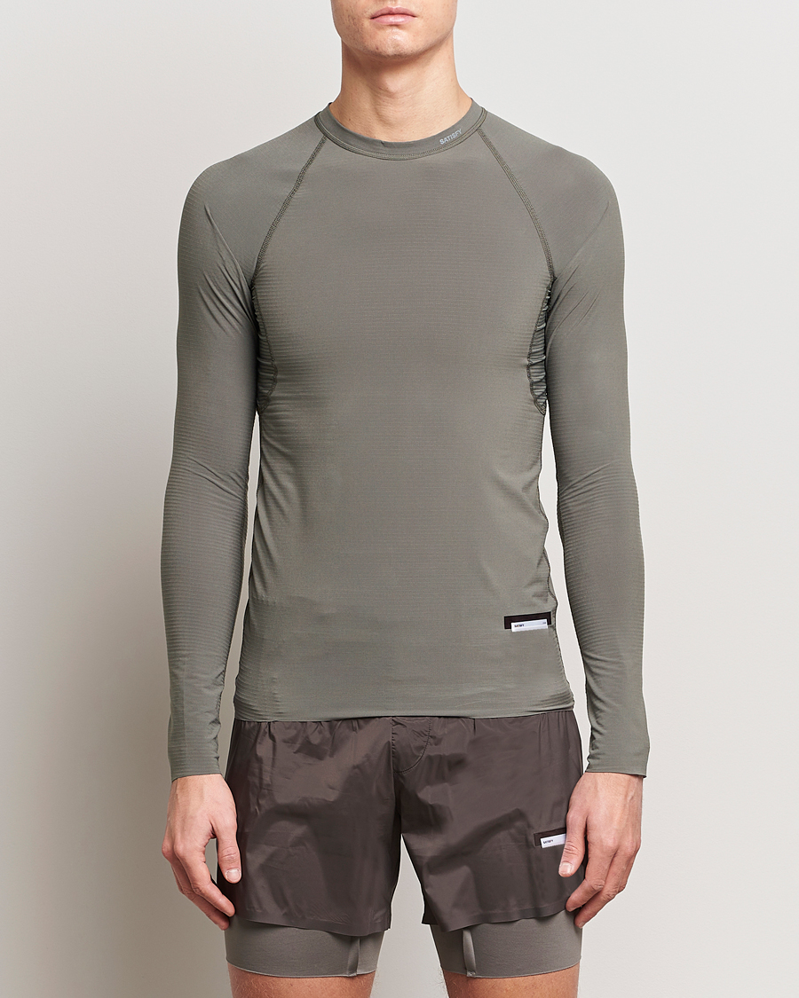 Herr | Sport | Satisfy | CoffeeThermal Base Layer Dark Natural