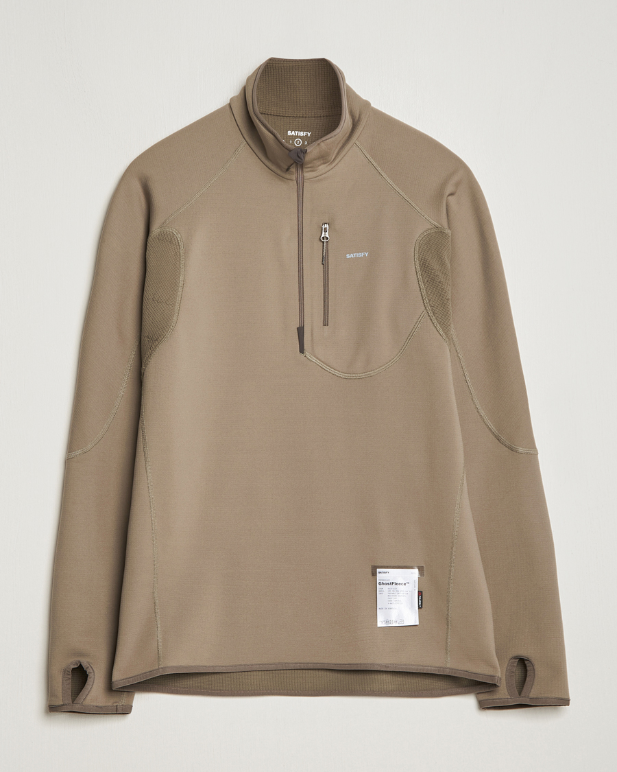 Herr | Tröjor | Satisfy | GhostFleece Half Zip Smoky Quartz