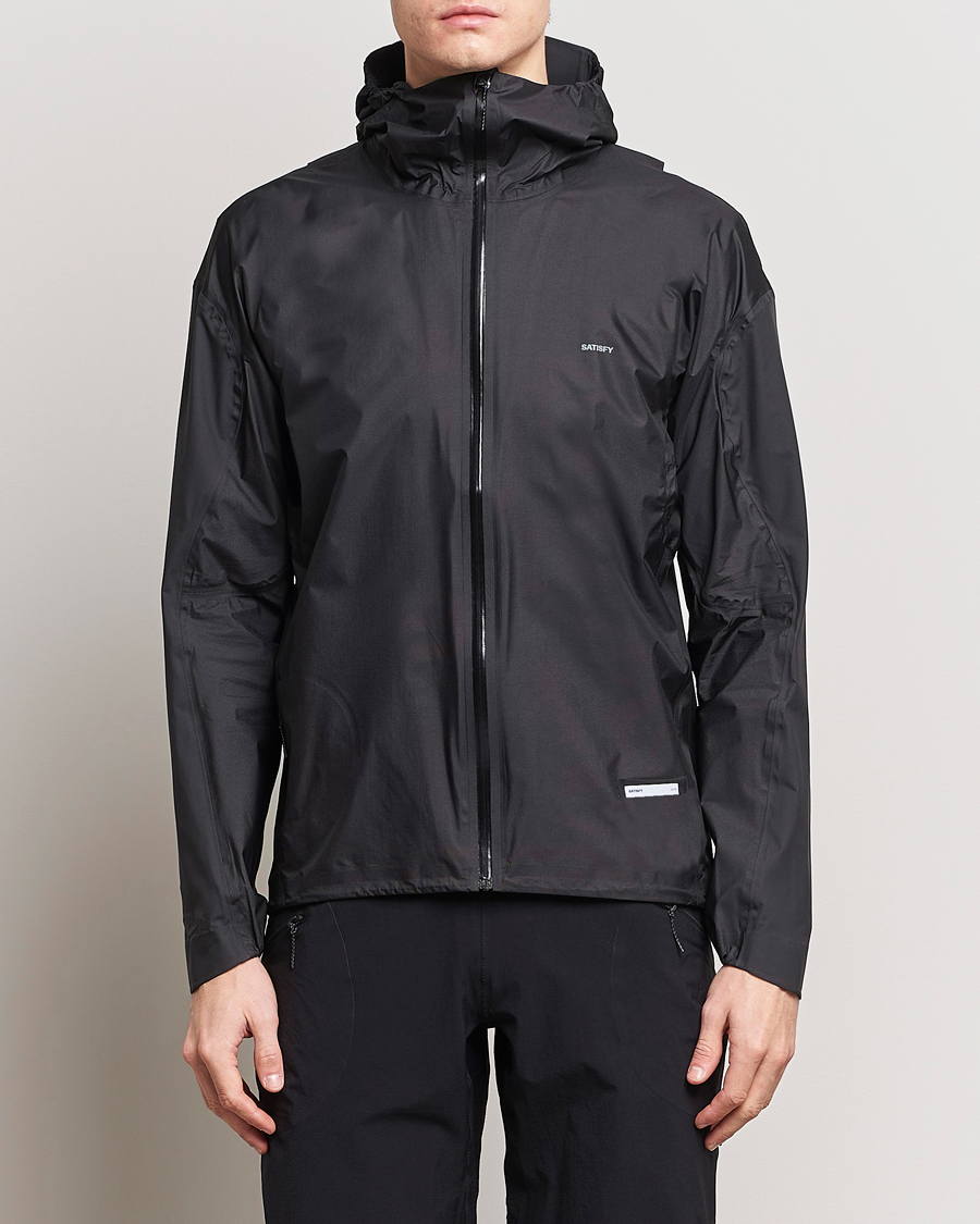 Herr | Avdelningar | Satisfy | Pertex 3L Fly Rain Jacket Black