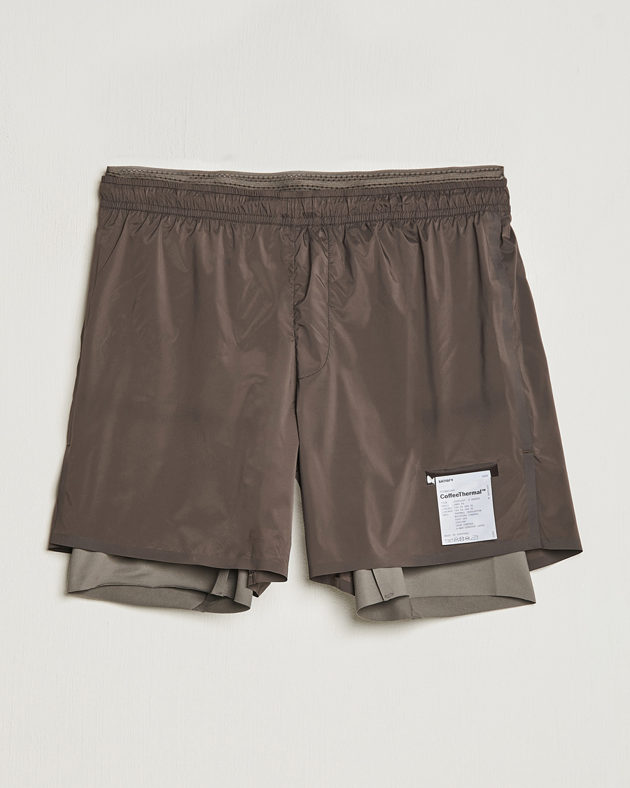Herr | Shorts | Satisfy | CoffeeThermal 8 Inch Shorts Quicksand