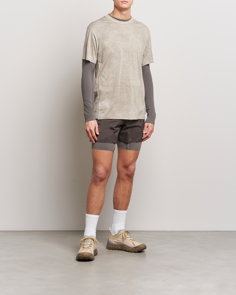 Herr | Shorts | Satisfy | CoffeeThermal 8 Inch Shorts Quicksand