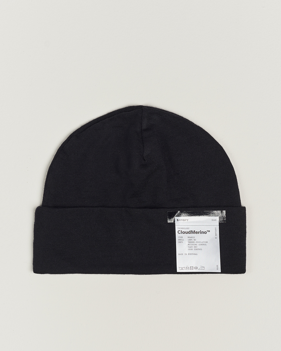 Herr | Satisfy CloudMerino Beanie Black | Satisfy | CloudMerino Beanie Black