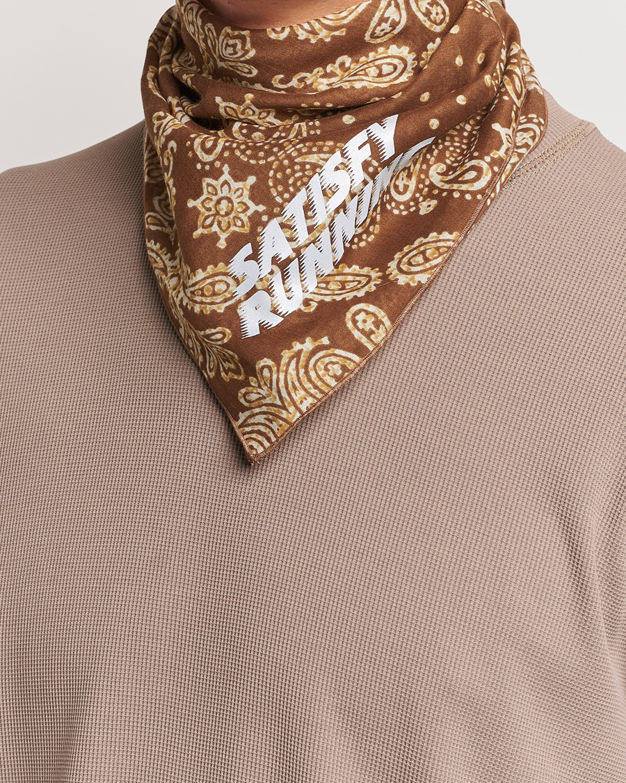 Herr | Satisfy Japanese Cotton Bandana Brown | Satisfy | Japanese Cotton Bandana Brown