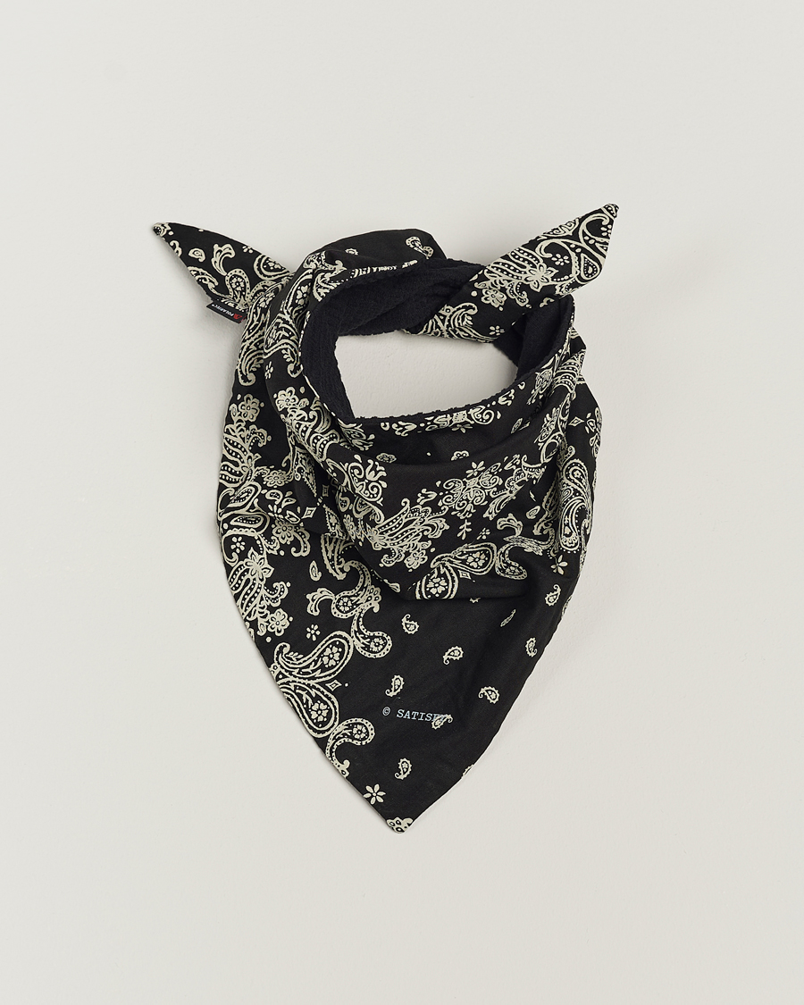 Herr | Satisfy Japanese Cotton Bandana Black | Satisfy | Japanese Cotton Bandana Black
