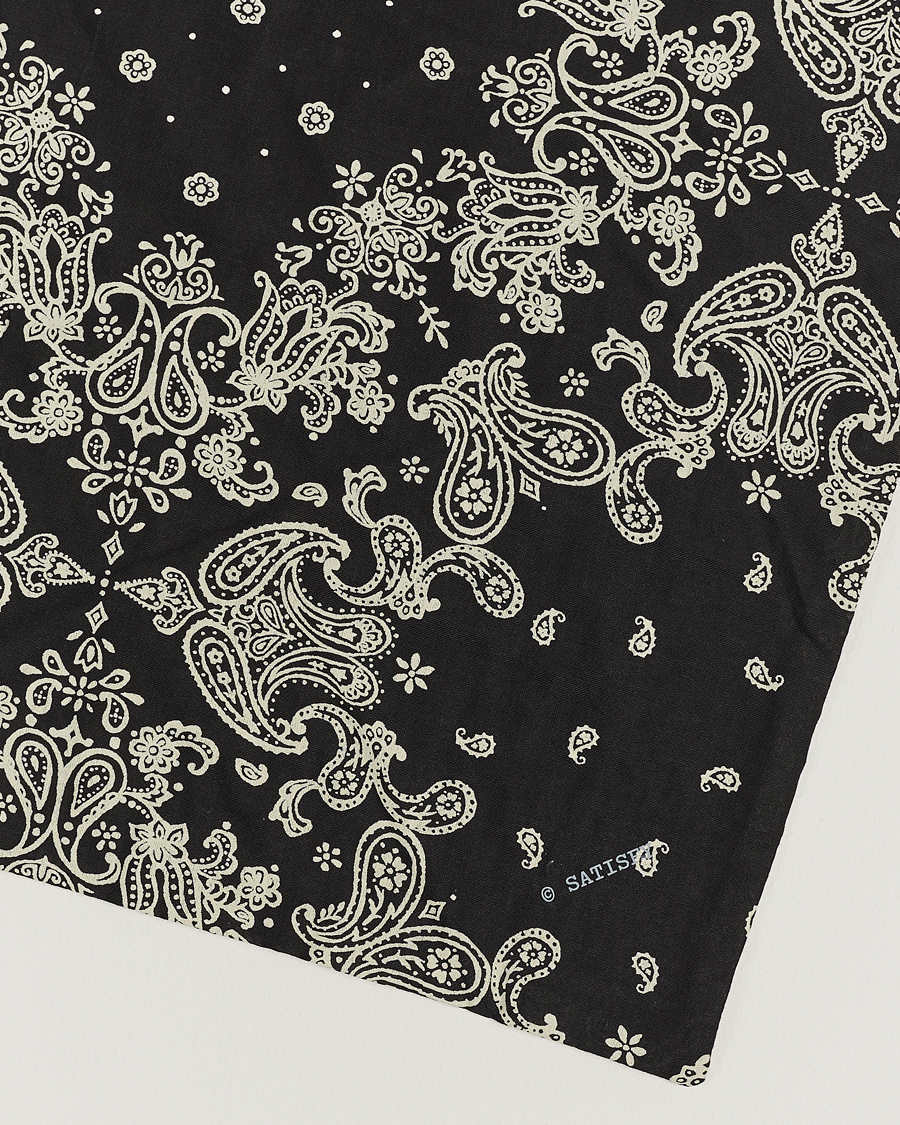 Herr | Satisfy Japanese Cotton Bandana Black | Satisfy | Japanese Cotton Bandana Black