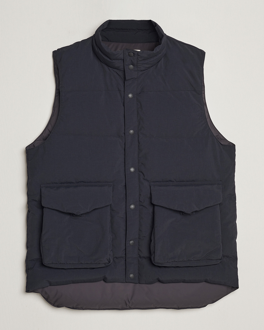 Herr | Jackor | Snow Peak | Recycled Down Vest Black