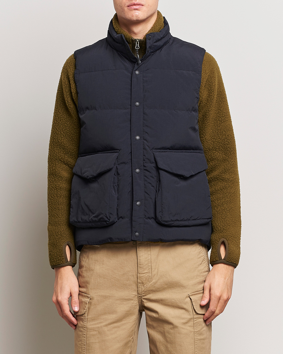 Herr | Jackor | Snow Peak | Recycled Down Vest Black
