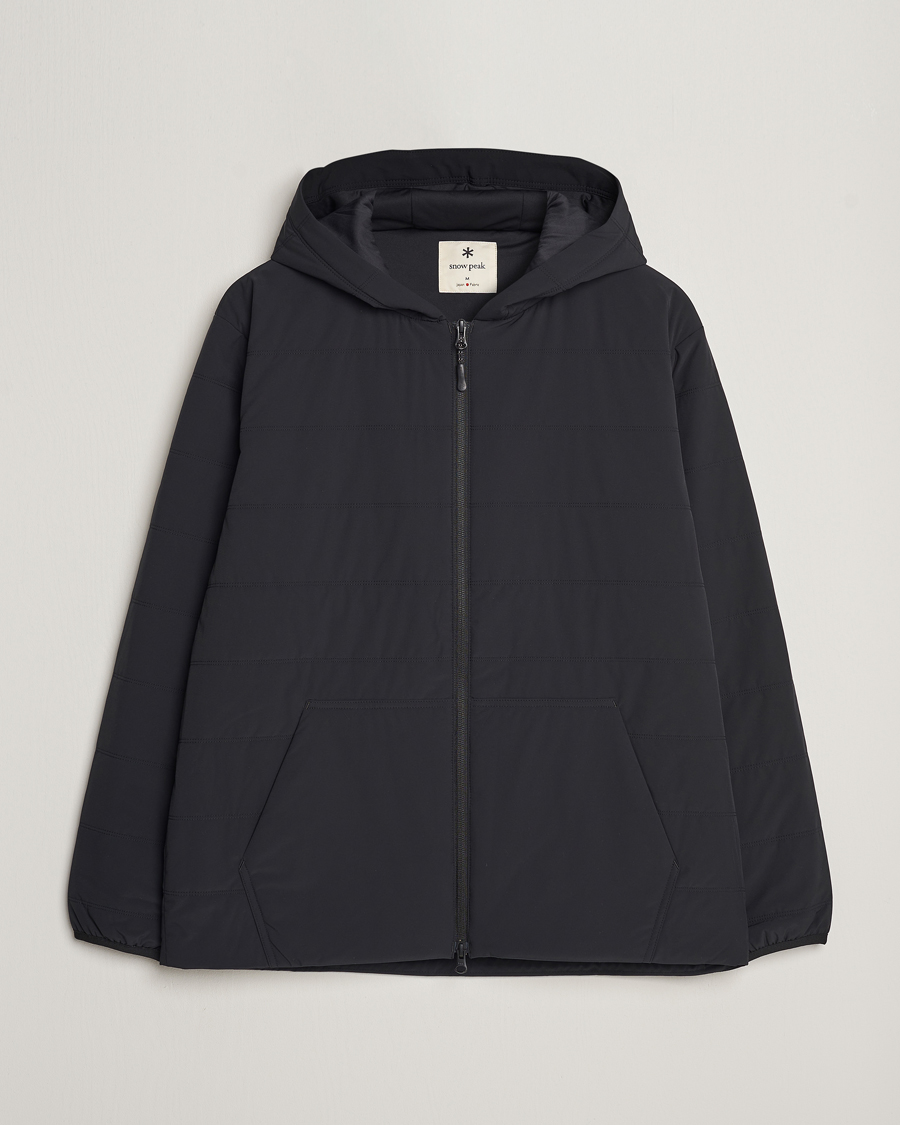 Herr | Jackor | Snow Peak | Flexible Insulated Zip Hoodie Black