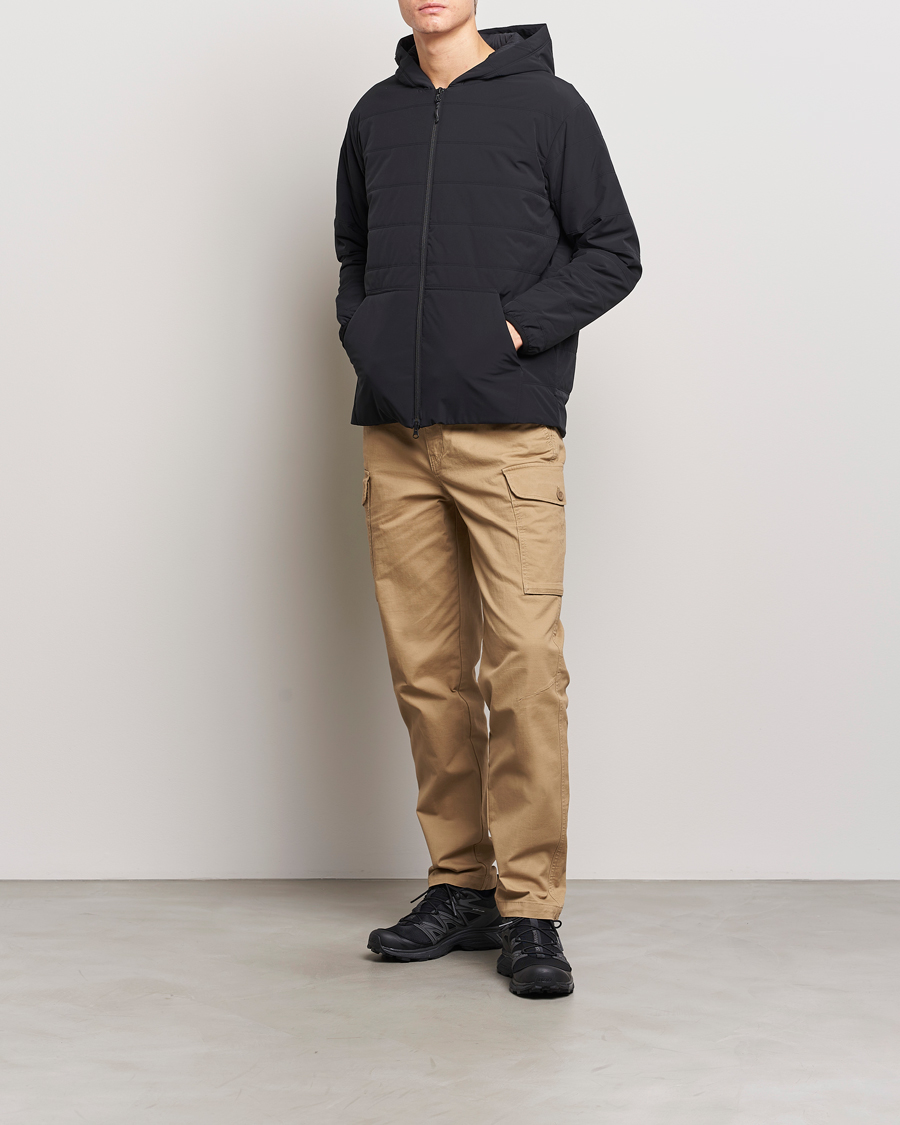 Herr | Jackor | Snow Peak | Flexible Insulated Zip Hoodie Black