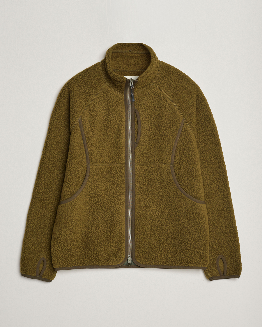 Herr | Japanese Department | Snow Peak | Thermal Boa Fleece Jacket Olive