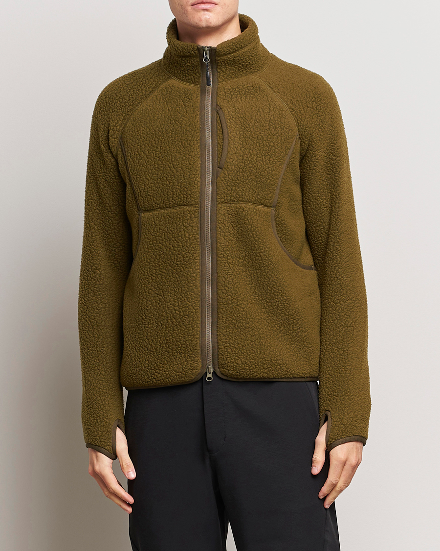 Herr | Tröjor | Snow Peak | Thermal Boa Fleece Jacket Olive