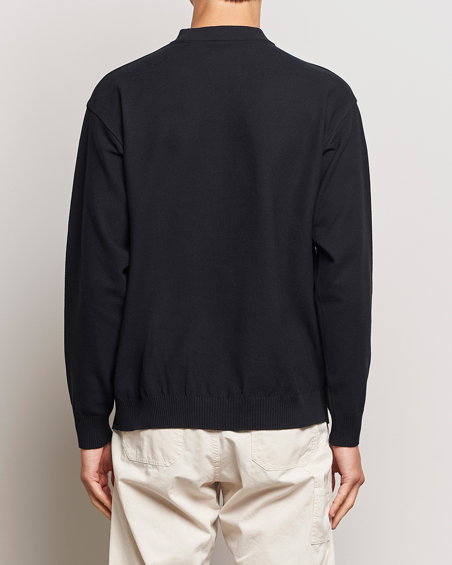 Herr | Tröjor | Snow Peak | Cotton Blend Pullover Black