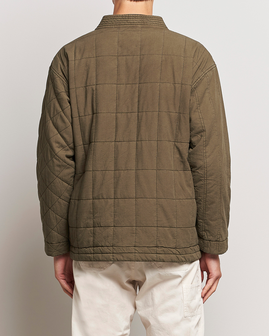 Herr | Jackor | Snow Peak | Natural Dyed Quilted Jacket Olive