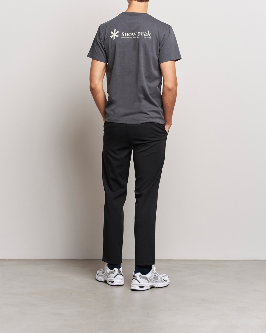 Herr | T-Shirts | Snow Peak | Logo T-Shirt Charcoal
