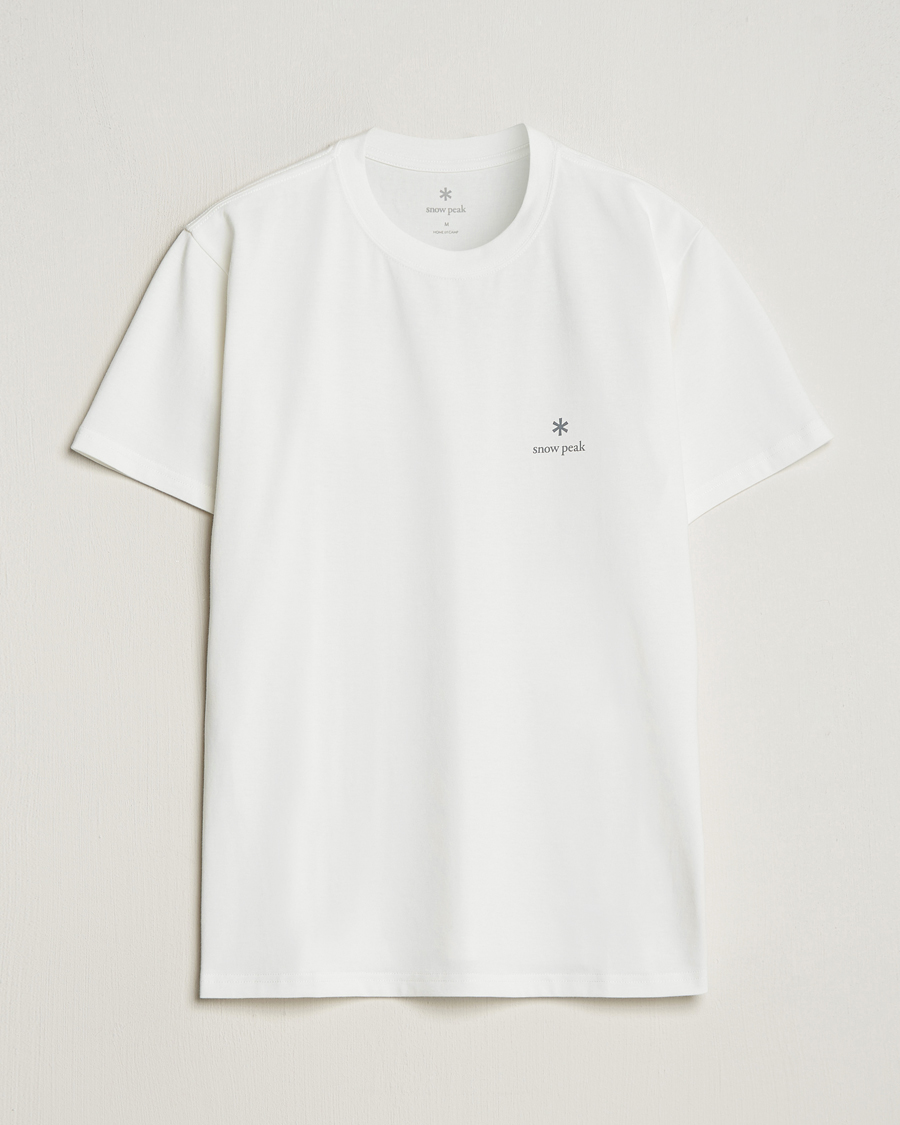 Herr | T-Shirts | Snow Peak | Logo T-Shirt White