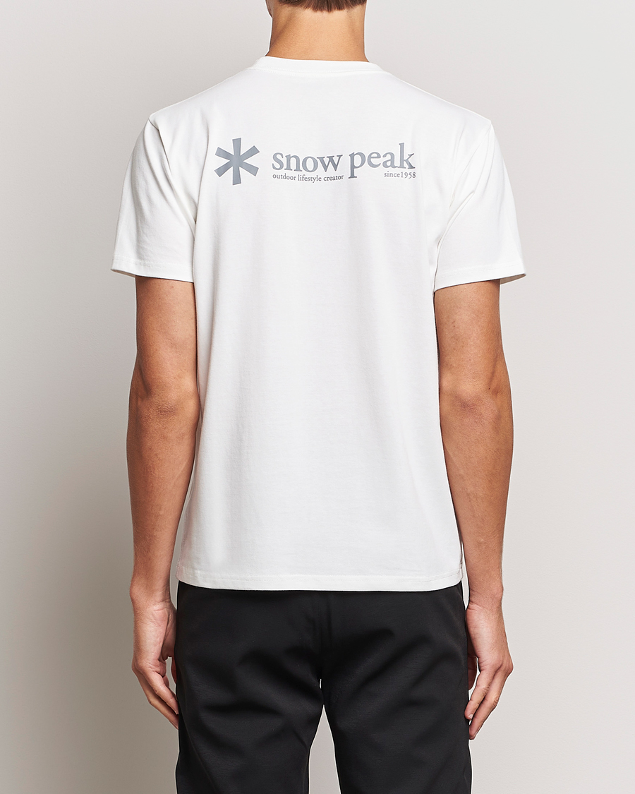 Herr | T-Shirts | Snow Peak | Logo T-Shirt White