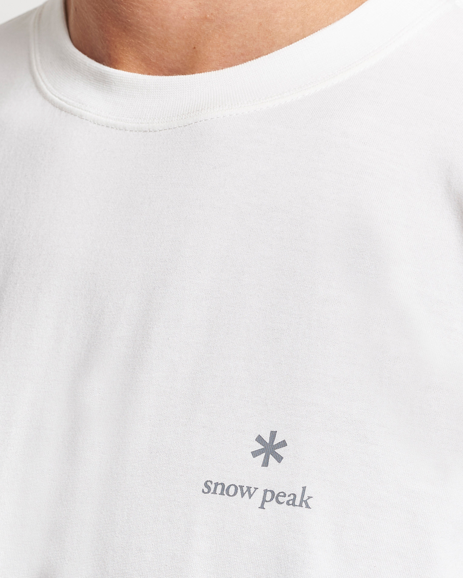 Herr | T-Shirts | Snow Peak | Logo T-Shirt White