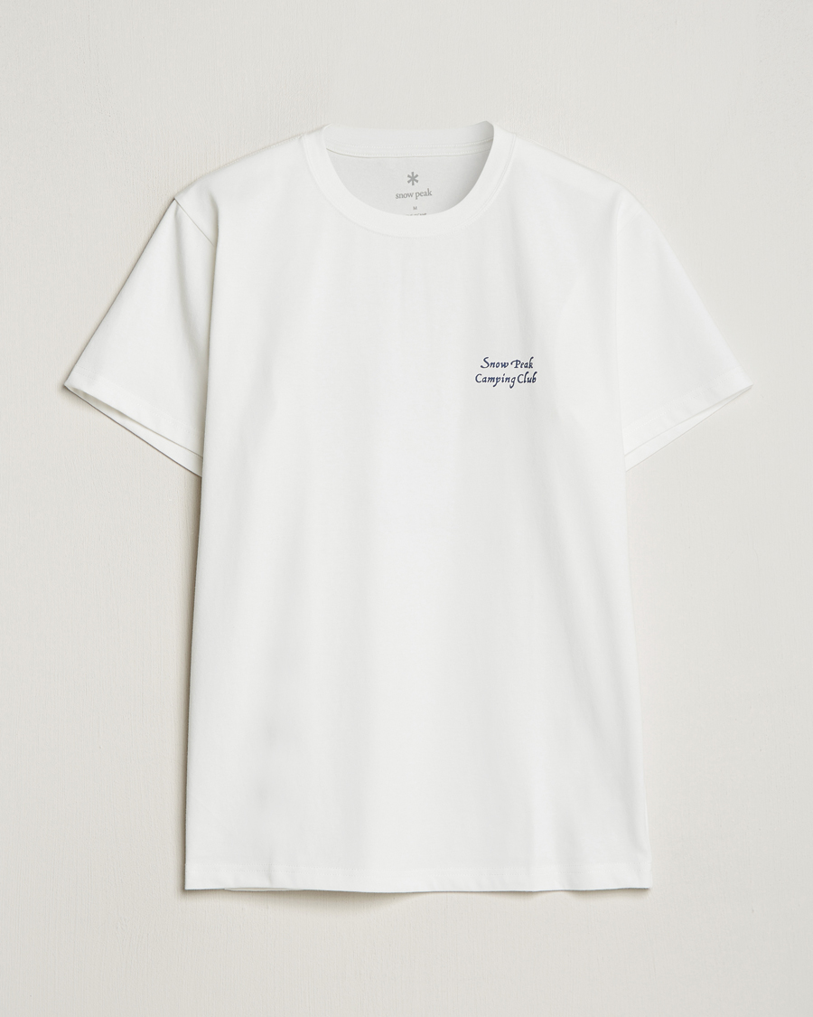 Herr | Japanese Department | Snow Peak | Camping Club T-Shirt White
