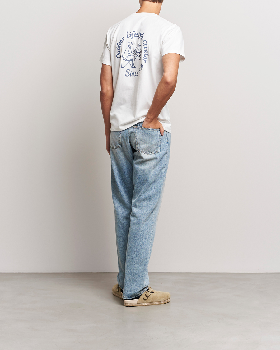 Herr | T-Shirts | Snow Peak | Camping Club T-Shirt White