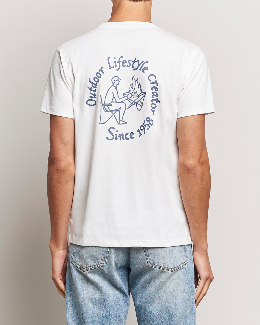 Herr | T-Shirts | Snow Peak | Camping Club T-Shirt White
