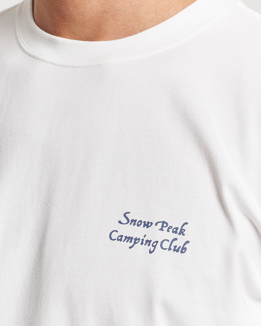 Herr | T-Shirts | Snow Peak | Camping Club T-Shirt White