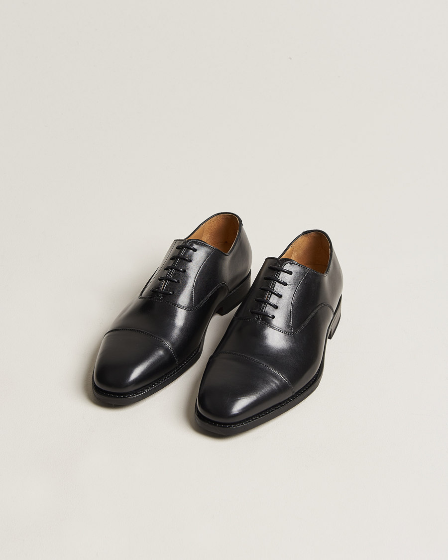 Herr | Handgjorda skor | Myrqvist | Äppelviken Oxford Black Calf