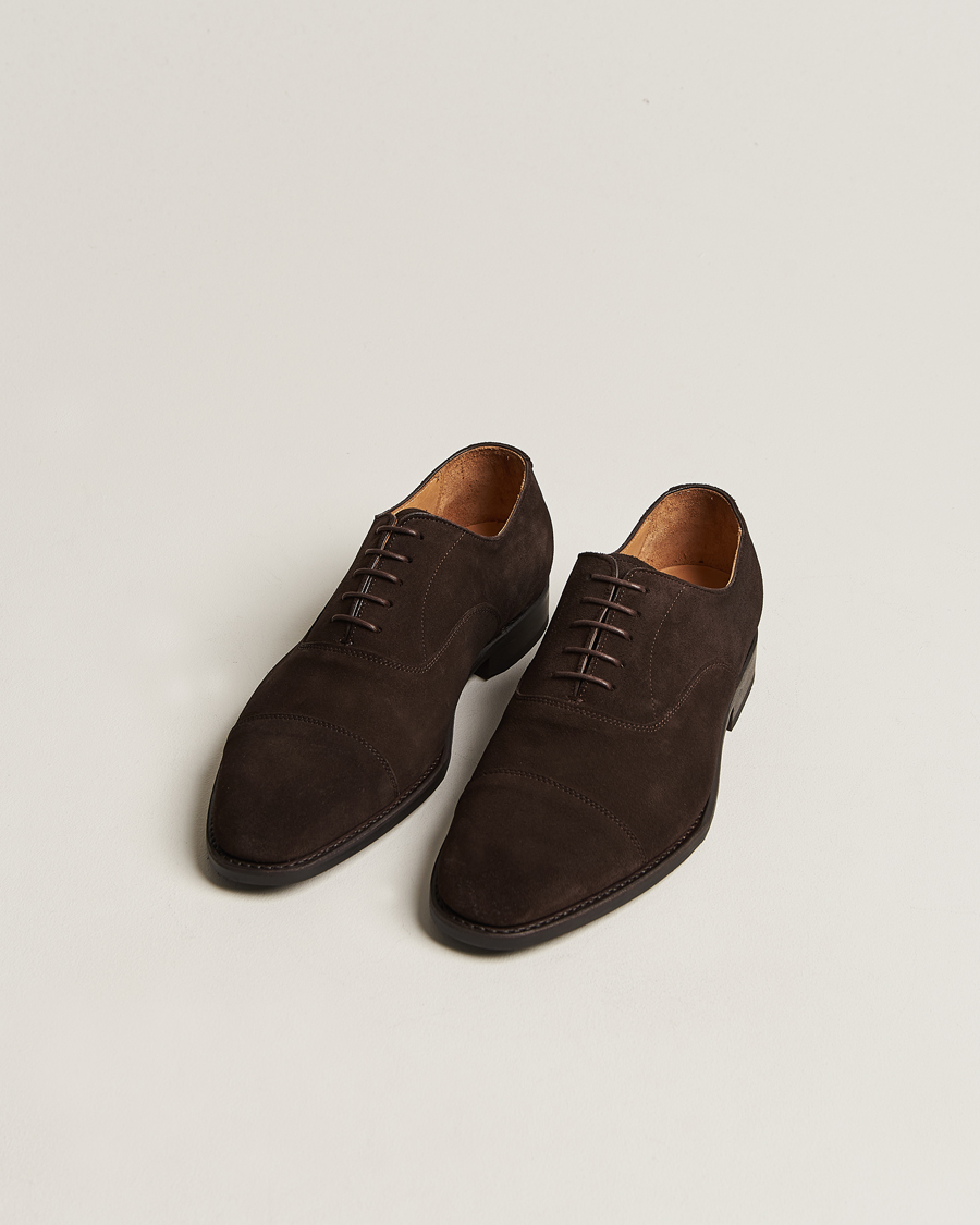 Herr | Formal Wear | Myrqvist | Äppelviken Oxford Dark Brown Suede