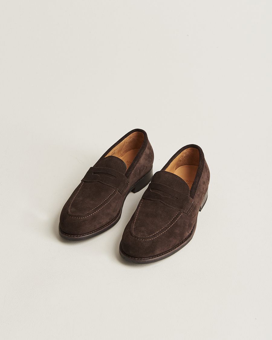 Herr | Myrqvist | Myrqvist | Stenhammar Loafer Dark Brown Suede