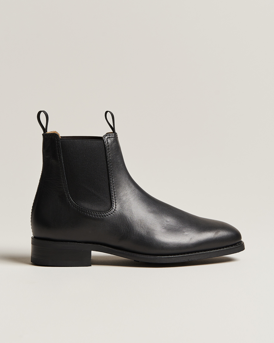 Herr | Kängor | Myrqvist | Granhult Chelsea Boot Black Calf