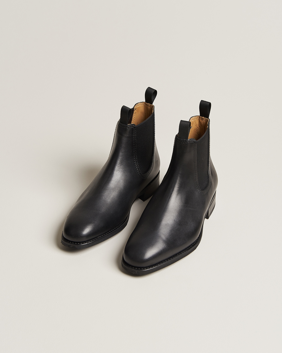 Herr | Chelsea Boots | Myrqvist | Granhult Chelsea Boot Black Calf