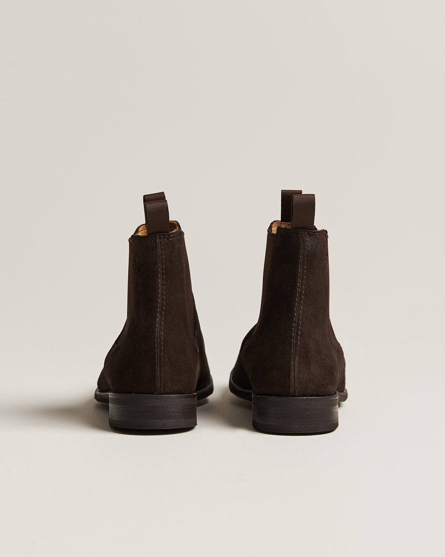 Herr | Myrqvist Granhult Chelsea Boot Dark Brown Suede | Myrqvist | Granhult Chelsea Boot Dark Brown Suede