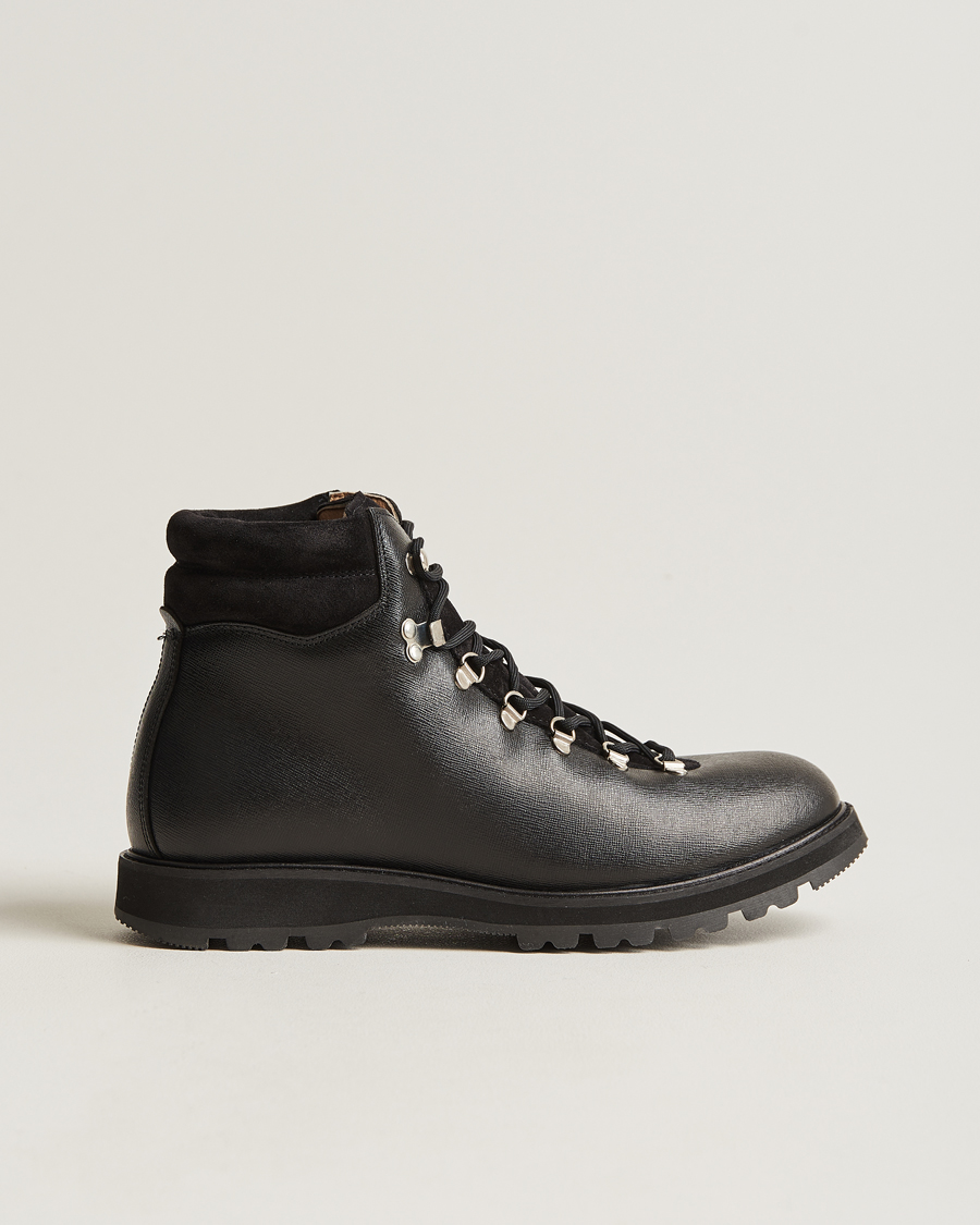 Herr | Myrqvist Duved II Laced Boot Black Grain Calf | Myrqvist | Duved II Laced Boot Black Grain Calf