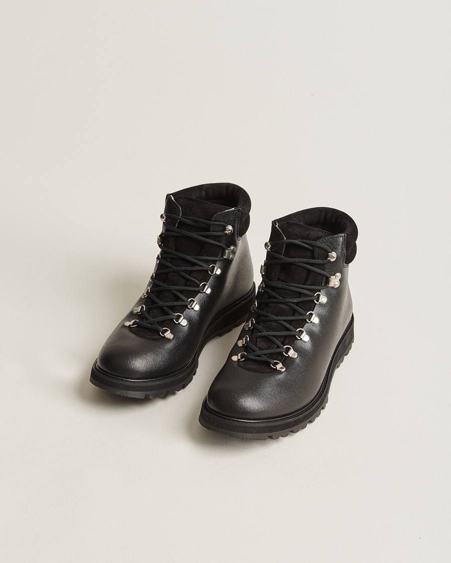 Herr | Snörkängor | Myrqvist | Duved II Laced Boot Black Grain Calf