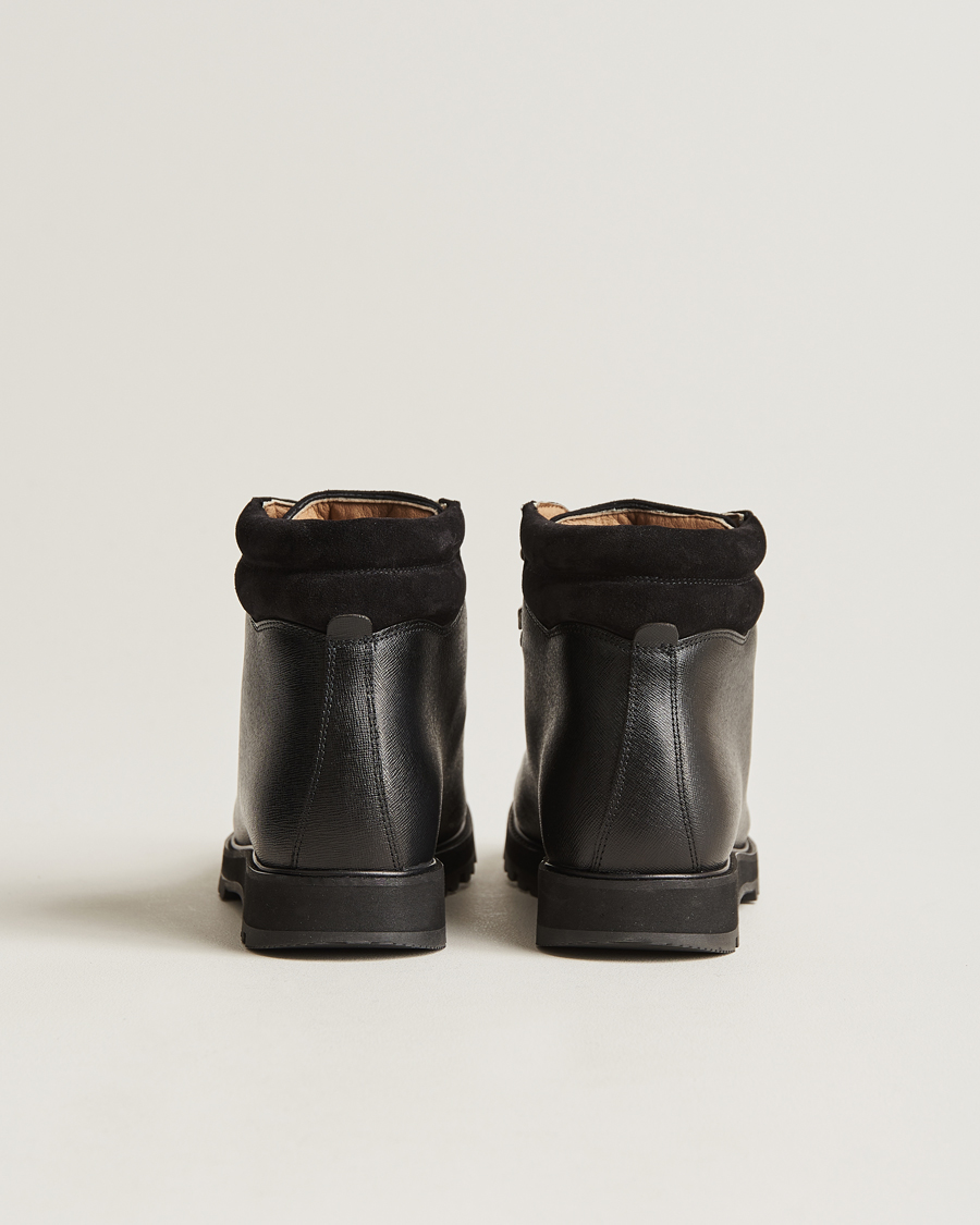 Herr | Myrqvist Duved II Laced Boot Black Grain Calf | Myrqvist | Duved II Laced Boot Black Grain Calf