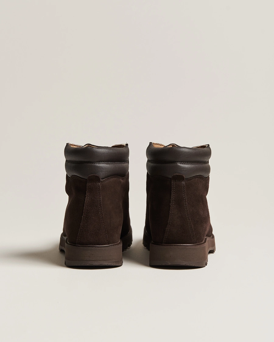 Herr | Kängor | Myrqvist | Duved II Laced Boot Dark Brown Suede