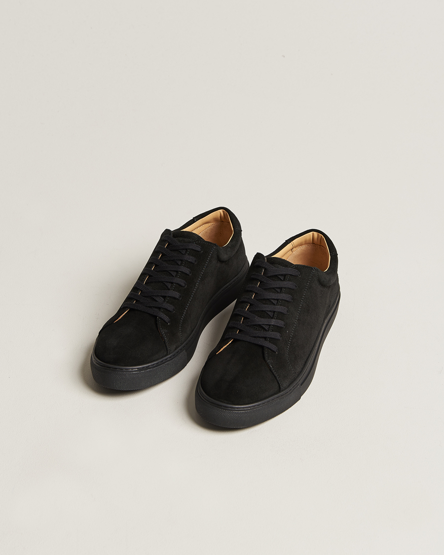 Herr | Alla produkter | Myrqvist | Oaxen Monochrome Sneaker Black Suede