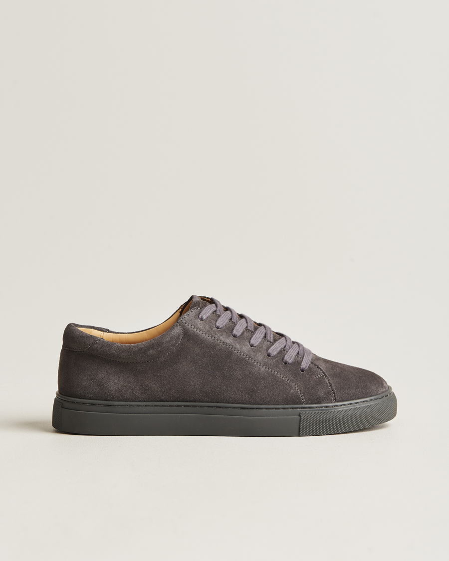 Herr |  | Myrqvist | Oaxen Monochrome Sneaker Dark Grey Suede